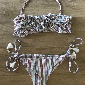 Amuse Society frill swimsuit